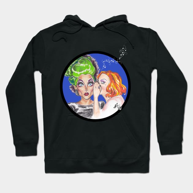 Bianca & Jinkx Hoodie by AAHarrison